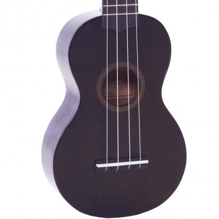 MAHALO UKELELE TRANSPARENT BLACK