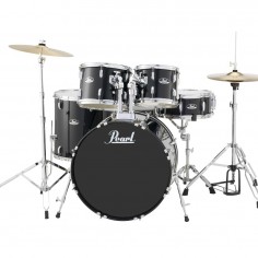 Batería, 5 Cpos, ROADSHOW, 20/10/12/14ft+ redo, 4fierros + banq + platos 14HH+16cr/Jet Black