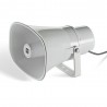 Bocina ABS Exterior IP65, Paging Horn, 15w, 50º/70º, 400 Hz – 7.5 kHz, 70/100v, c: Blanco
