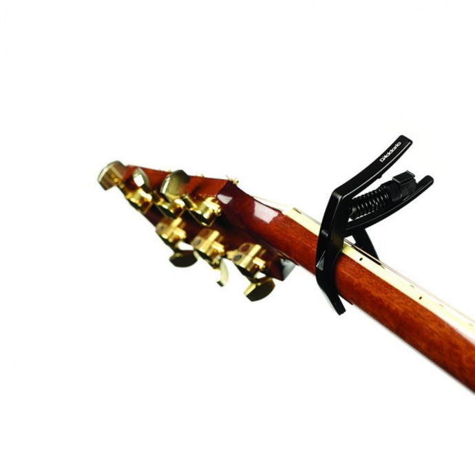 Capodastro p/guitarra PW-CP-14 para afinacion Celta o DADGAD, (solo pulsa 3 cuerdas), NS Series - BLACK