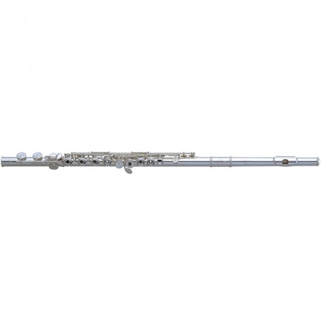 Flauta Traversa, silver plated, Offset, llaves ab, E part, c/est.