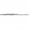 Flauta Traversa, silver plated, Offset, llaves ab, E part, c/est.