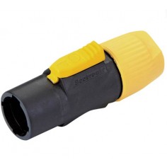 Conector powercon macho p/ cable (nueva generación) p/ intemperie  (norma IP65)