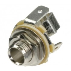 Jack Stereo 1/4¨ Metalico abierto para chasis de instr.