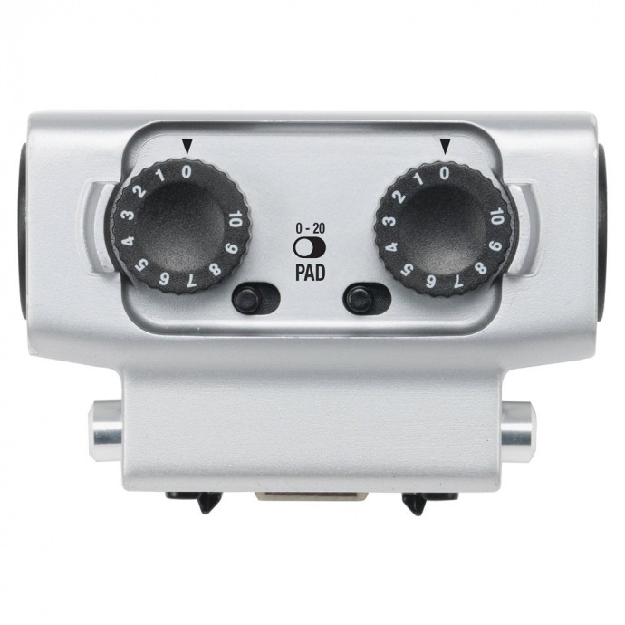 Adaptador externo XLR/TRS para H5 y H6, 2 in XLR/TRS, 2 x 5V Pre Amps, 2 pad -20dB